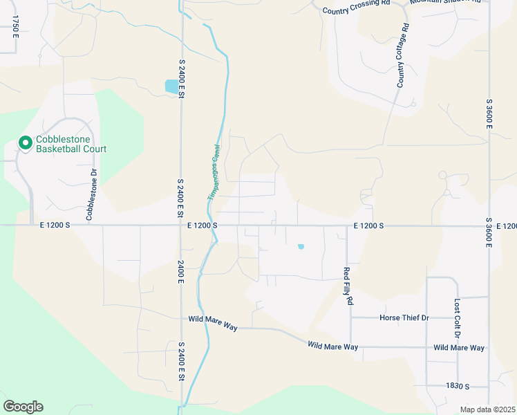 map of restaurants, bars, coffee shops, grocery stores, and more near 2717 East Water Wheel Court in Heber City