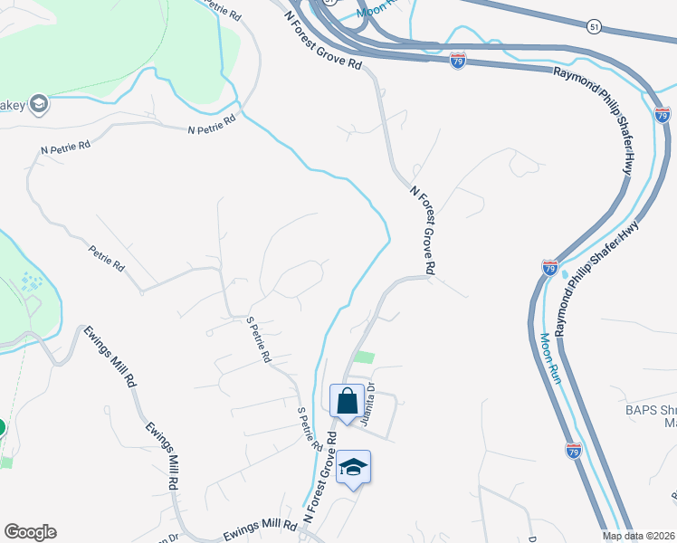map of restaurants, bars, coffee shops, grocery stores, and more near 4 Lancelot in Coraopolis
