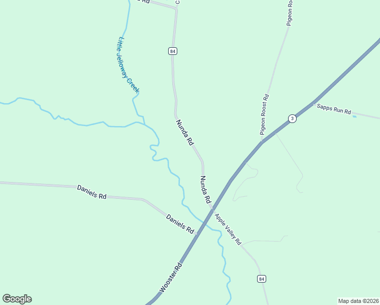 map of restaurants, bars, coffee shops, grocery stores, and more near 18221 Nunda Road in Howard