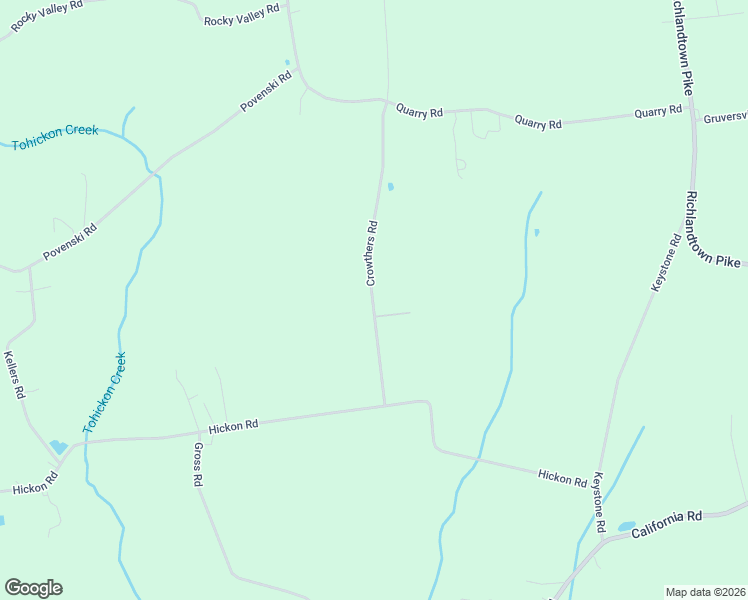map of restaurants, bars, coffee shops, grocery stores, and more near 499 Crowthers Road in Quakertown