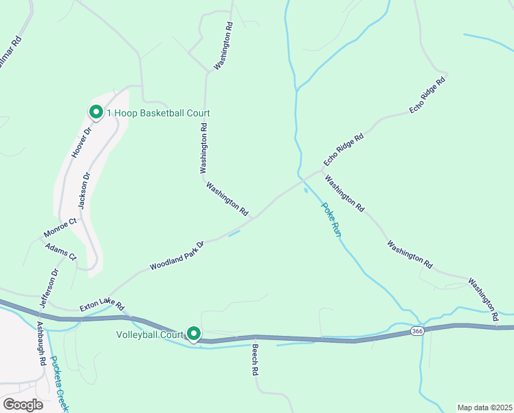map of restaurants, bars, coffee shops, grocery stores, and more near 1881 Washington Road in Apollo