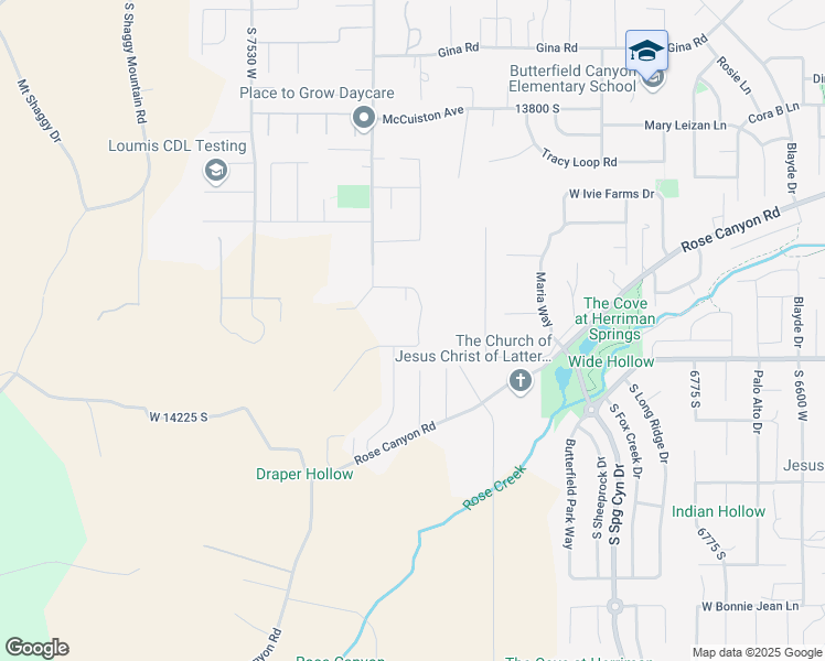map of restaurants, bars, coffee shops, grocery stores, and more near Summit Top Lane in Salt Lake County
