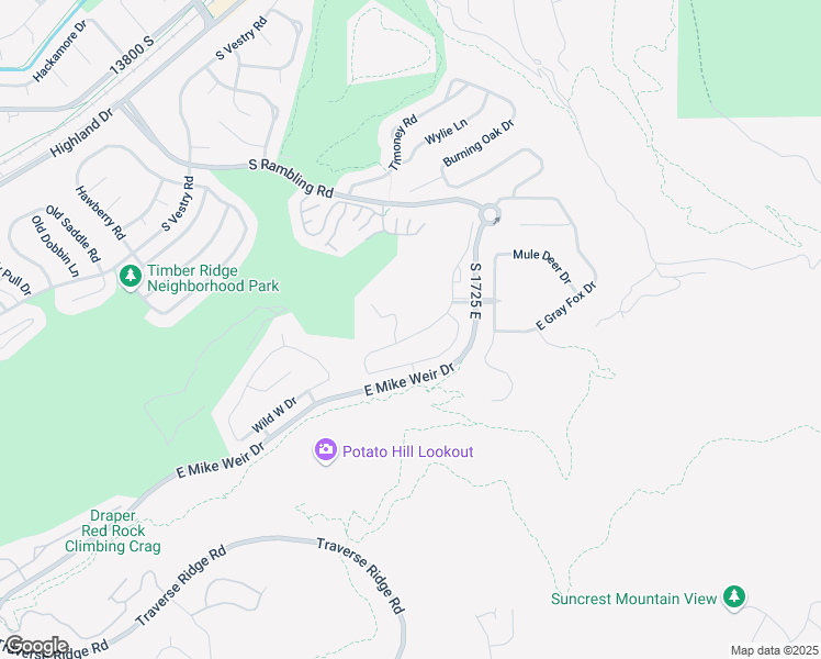 map of restaurants, bars, coffee shops, grocery stores, and more near 1627 East Rolling Green Drive in Draper