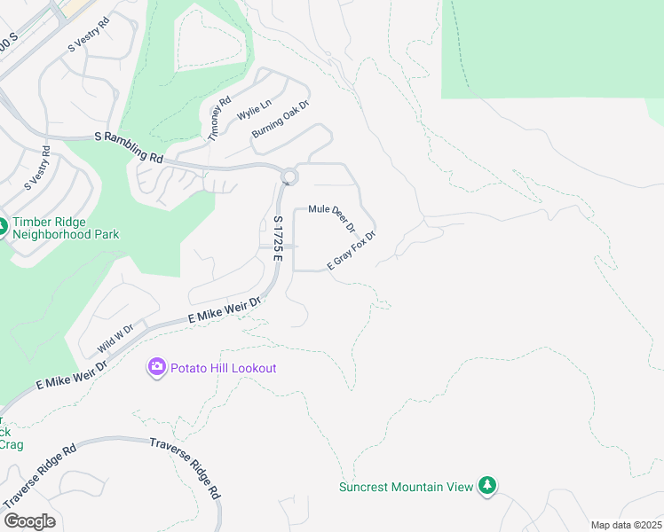 map of restaurants, bars, coffee shops, grocery stores, and more near 1826 East Gray Fox Drive in Draper