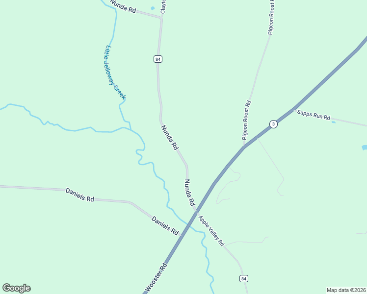 map of restaurants, bars, coffee shops, grocery stores, and more near 18221 Nunda Road in Howard