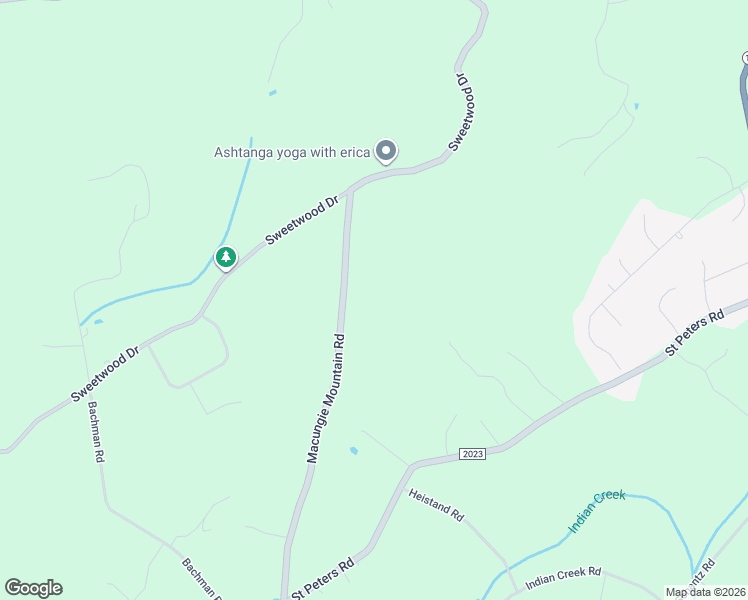 map of restaurants, bars, coffee shops, grocery stores, and more near 4889 Macungie Mountain Road in Macungie