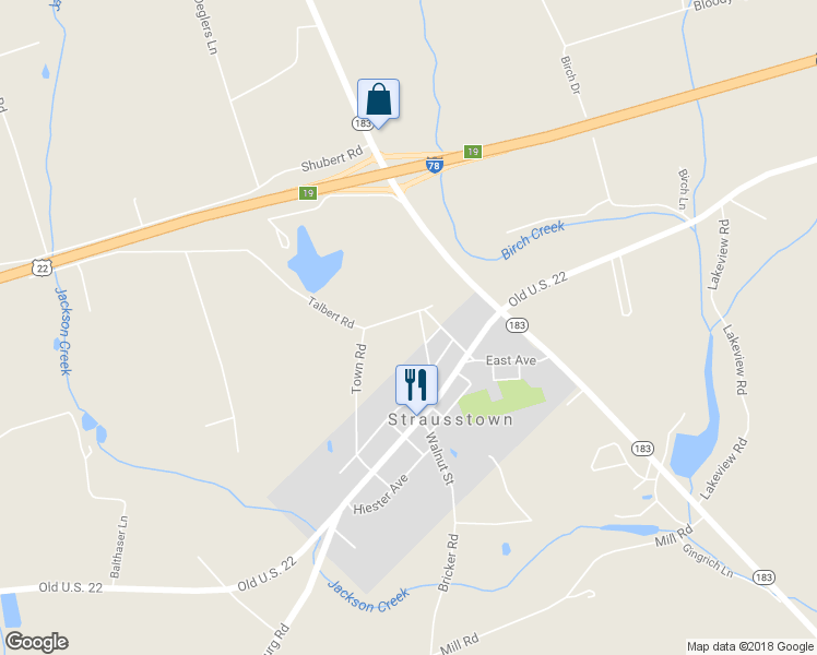 map of restaurants, bars, coffee shops, grocery stores, and more near 14 Talbert Road in Bethel