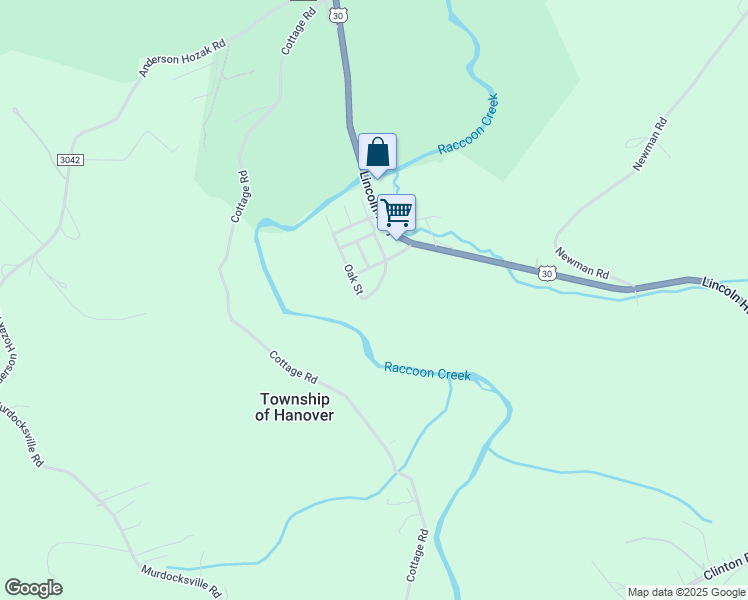 map of restaurants, bars, coffee shops, grocery stores, and more near 355 U.S. 30 in Clinton