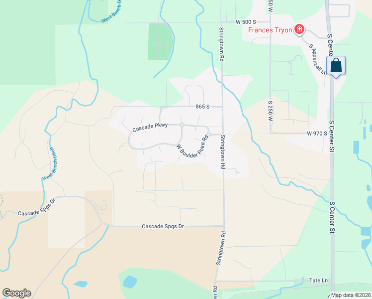 map of restaurants, bars, coffee shops, grocery stores, and more near 600 Cascade Parkway in Midway
