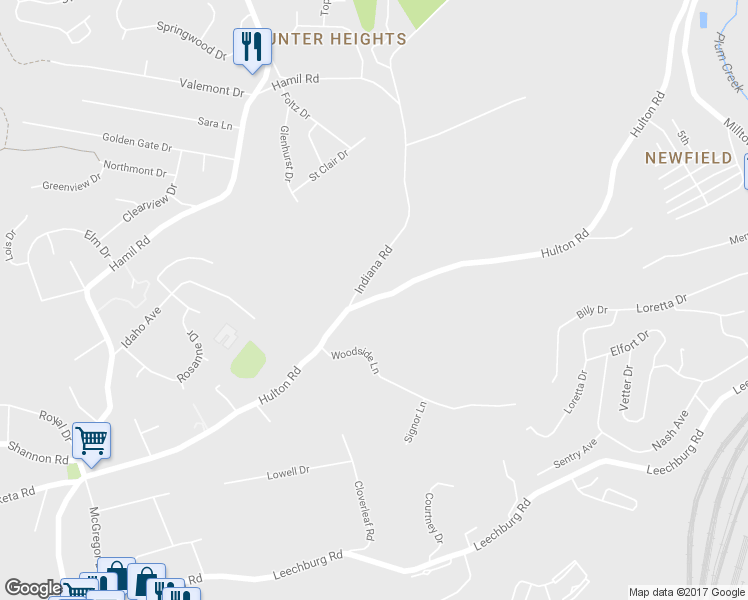 map of restaurants, bars, coffee shops, grocery stores, and more near 822 Hulton Road in Verona