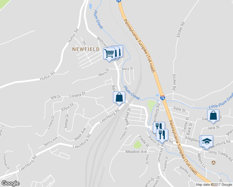 map of restaurants, bars, coffee shops, grocery stores, and more near 310 Barckhoff Street in Pittsburgh