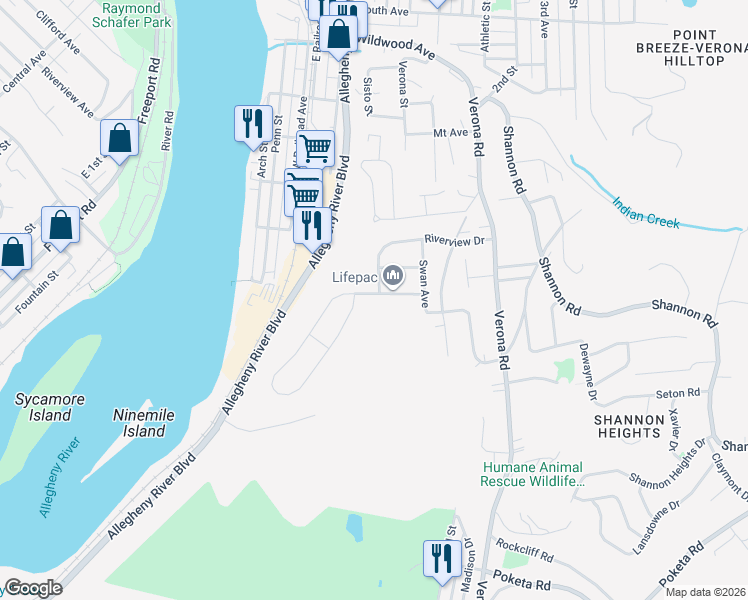 map of restaurants, bars, coffee shops, grocery stores, and more near 1644 Vistaview Drive in Verona