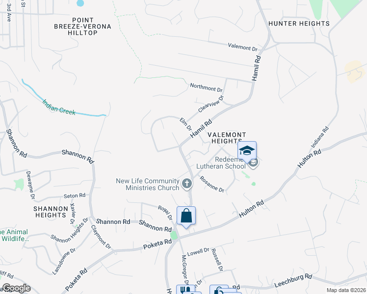 map of restaurants, bars, coffee shops, grocery stores, and more near 606 Hamil Rd in Verona