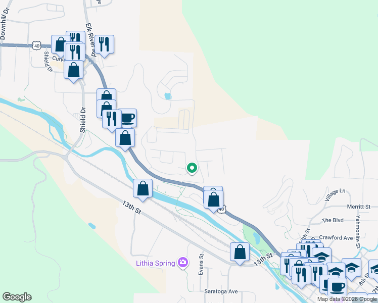 map of restaurants, bars, coffee shops, grocery stores, and more near 1456 Conestoga Circle in Steamboat Springs
