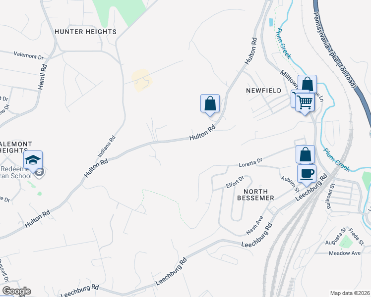 map of restaurants, bars, coffee shops, grocery stores, and more near 952 Hulton Road in Verona