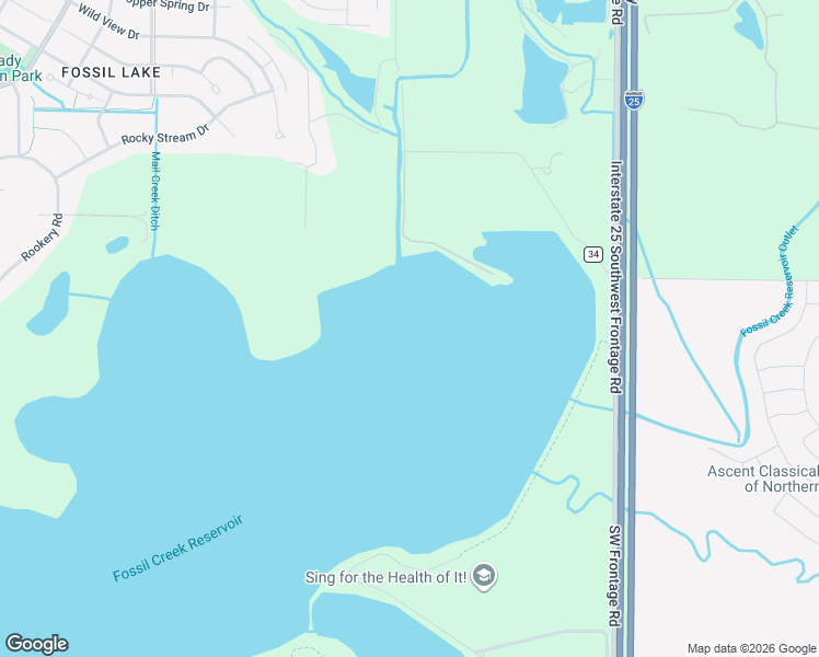 map of restaurants, bars, coffee shops, grocery stores, and more near in Fort Collins