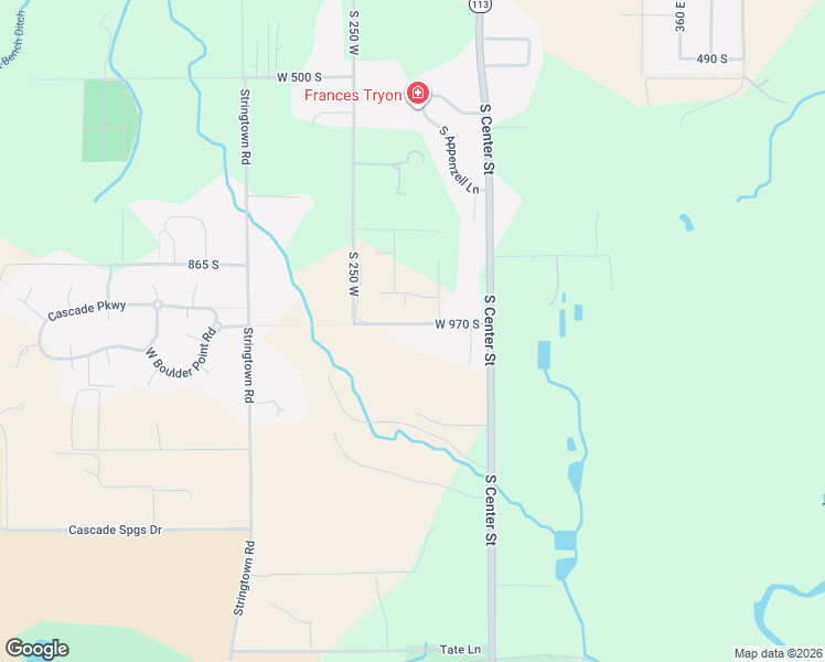 map of restaurants, bars, coffee shops, grocery stores, and more near 143 West 970 South in Midway