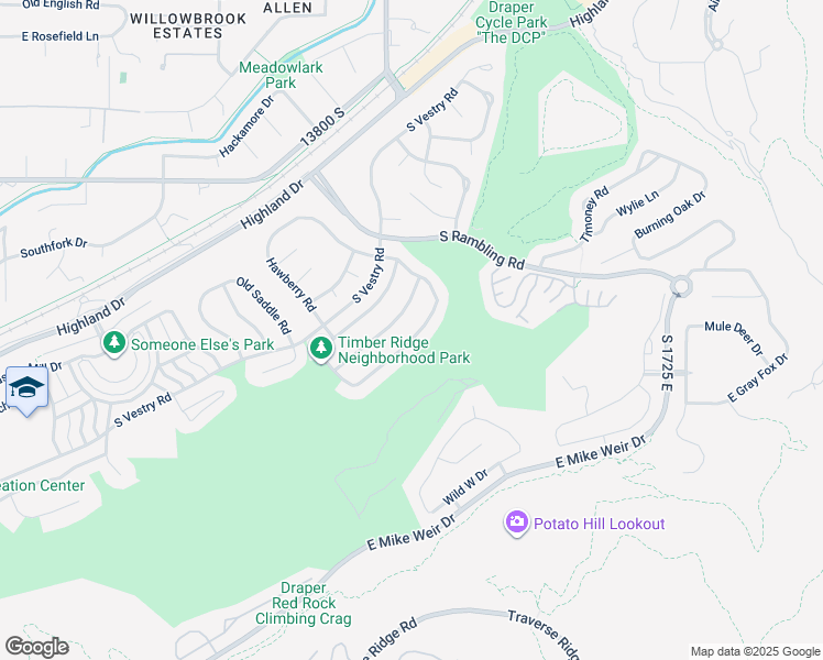 map of restaurants, bars, coffee shops, grocery stores, and more near 14046 Stone Canyon Drive in Draper