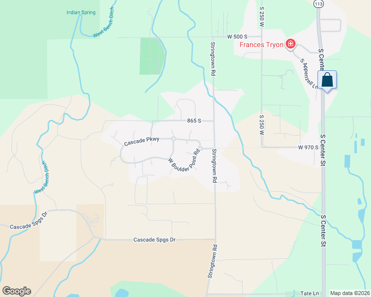 map of restaurants, bars, coffee shops, grocery stores, and more near 600 Cascade Parkway in Midway