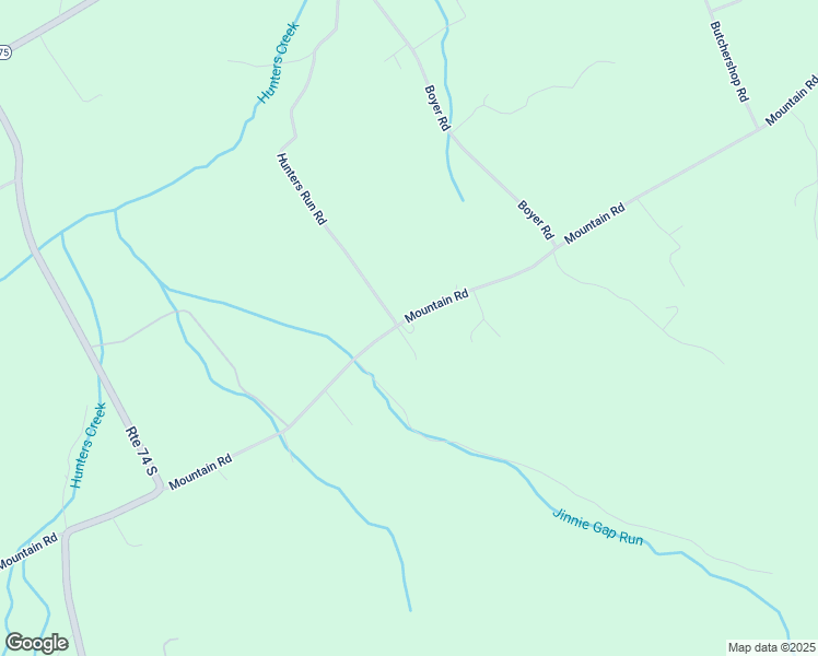 map of restaurants, bars, coffee shops, grocery stores, and more near 8560 Mountain Road in Port Royal