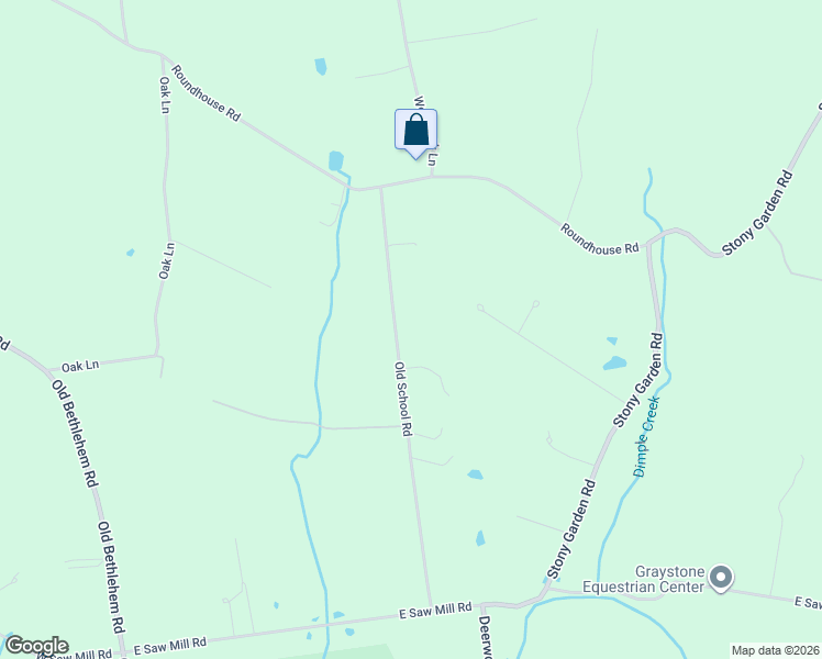 map of restaurants, bars, coffee shops, grocery stores, and more near 1140 Old School Road in Quakertown