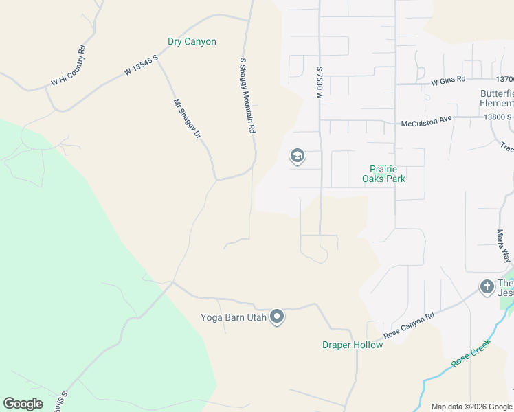 map of restaurants, bars, coffee shops, grocery stores, and more near 65 Shaggy Mountain Rd in Herriman