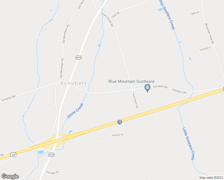 map of restaurants, bars, coffee shops, grocery stores, and more near 441 Schubert Road in Bethel