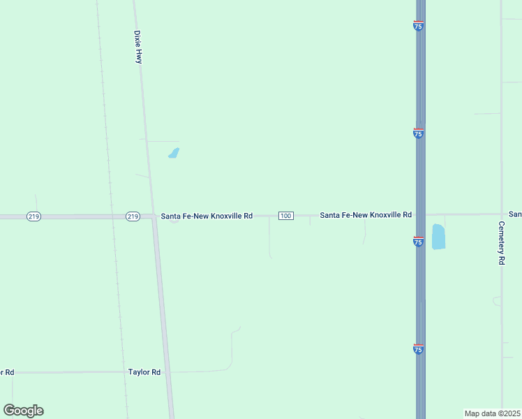 map of restaurants, bars, coffee shops, grocery stores, and more near 14227 Santa Fe-New Knoxville Road in Wapakoneta