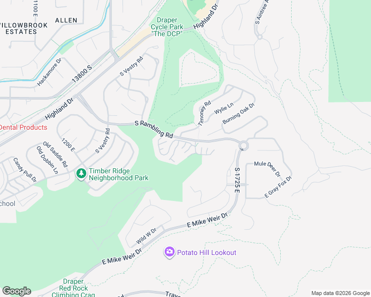map of restaurants, bars, coffee shops, grocery stores, and more near 1566 Fairway Ridge Road in Draper