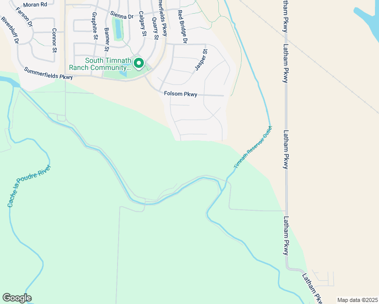 map of restaurants, bars, coffee shops, grocery stores, and more near 6772 Poudre Ridge Road in Timnath