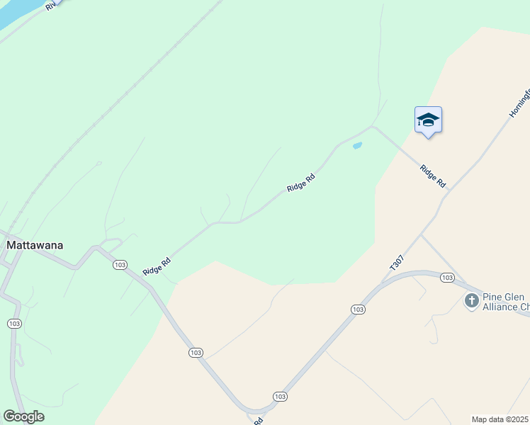 map of restaurants, bars, coffee shops, grocery stores, and more near 260 Ridge Road in McVeytown