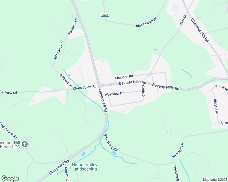map of restaurants, bars, coffee shops, grocery stores, and more near 1635 Westview Drive in Coopersburg