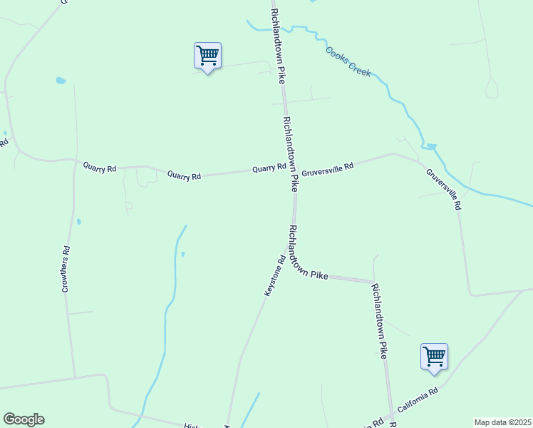 map of restaurants, bars, coffee shops, grocery stores, and more near 1848 Richlandtown Pike in Coopersburg