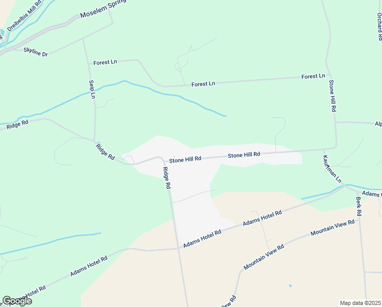 map of restaurants, bars, coffee shops, grocery stores, and more near 814 Stone Hill Road in Shoemakersville