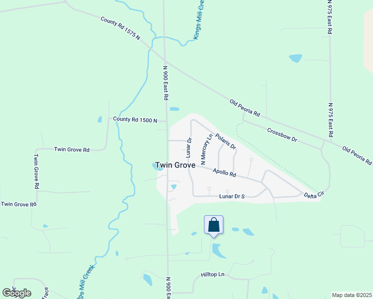 map of restaurants, bars, coffee shops, grocery stores, and more near 14732 Lunar Drive in Bloomington