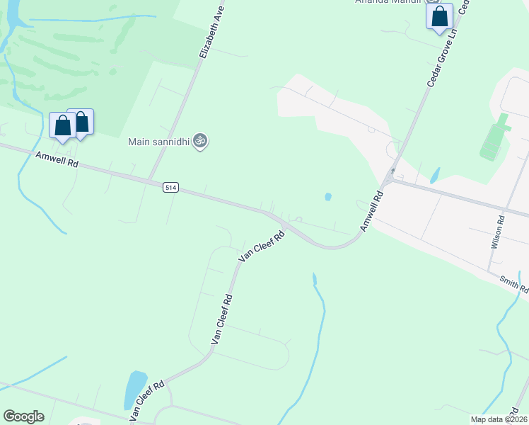 map of restaurants, bars, coffee shops, grocery stores, and more near 1997 Amwell Road in Franklin Township
