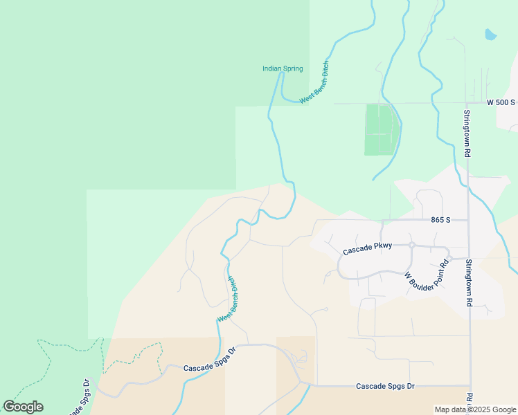 map of restaurants, bars, coffee shops, grocery stores, and more near South Highlands Drive in Midway