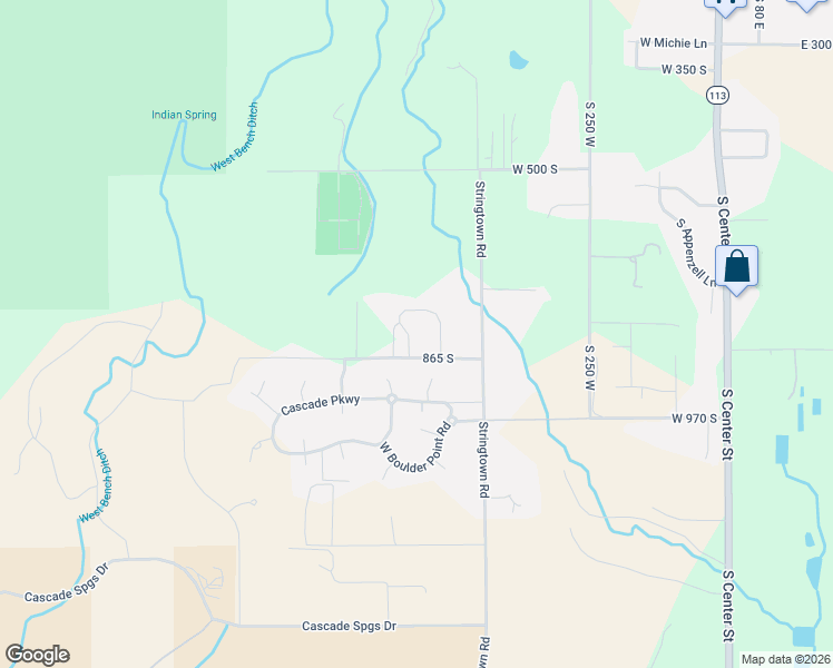 map of restaurants, bars, coffee shops, grocery stores, and more near 569 West Cascade Meadows Loop in Midway