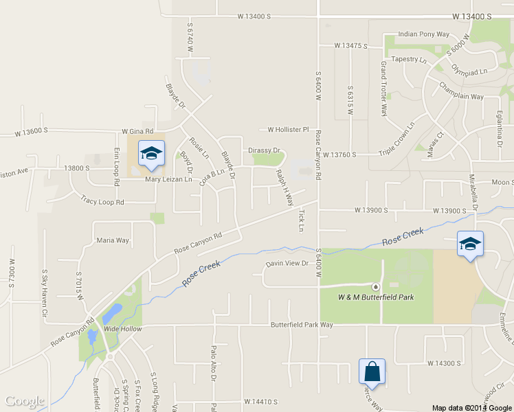 map of restaurants, bars, coffee shops, grocery stores, and more near 13887 Lamont Lowell Circle in Herriman