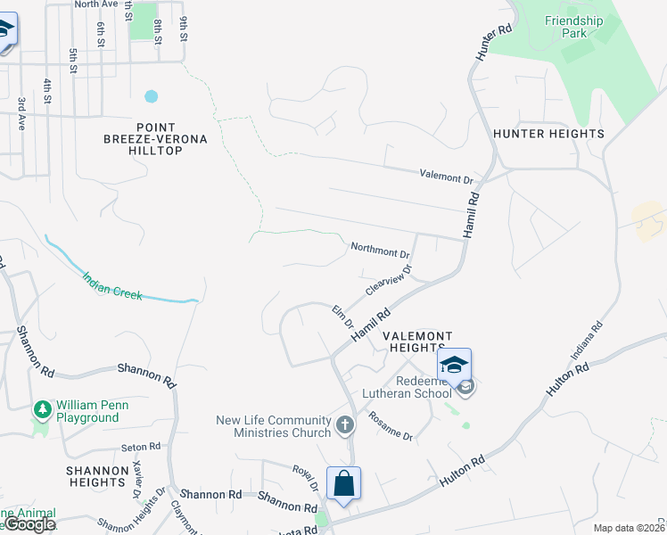 map of restaurants, bars, coffee shops, grocery stores, and more near 123 Greenview Drive in Verona