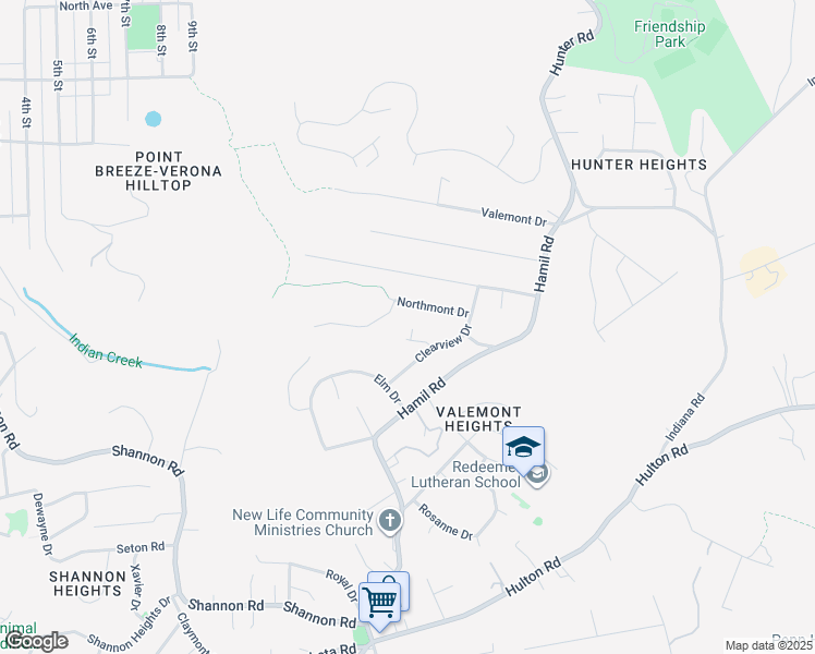 map of restaurants, bars, coffee shops, grocery stores, and more near in Verona