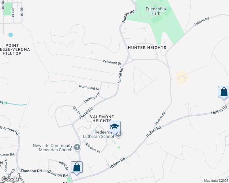 map of restaurants, bars, coffee shops, grocery stores, and more near 836 Hamil Road in Verona