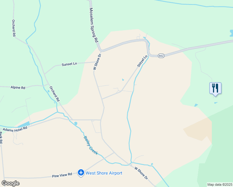 map of restaurants, bars, coffee shops, grocery stores, and more near 75 Stitzel Lane in Hamburg