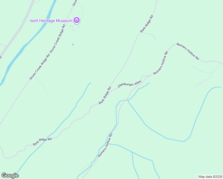 map of restaurants, bars, coffee shops, grocery stores, and more near Bark Ridge Road in Huntingdon