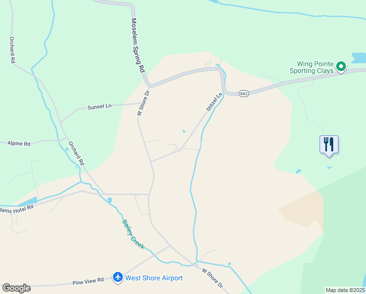 map of restaurants, bars, coffee shops, grocery stores, and more near 75 Stitzel Lane in Hamburg