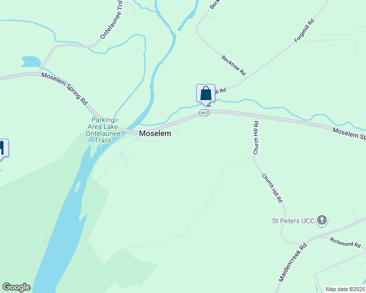 map of restaurants, bars, coffee shops, grocery stores, and more near 1670 Moselem Spring Road in Hamburg