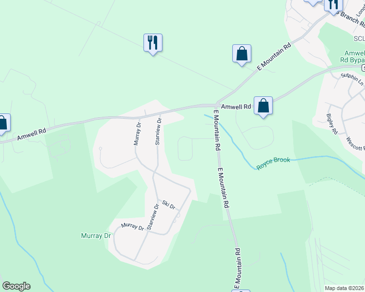 map of restaurants, bars, coffee shops, grocery stores, and more near 202 Daval Road in Somerset County