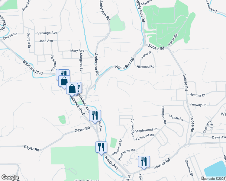 map of restaurants, bars, coffee shops, grocery stores, and more near in Millvale