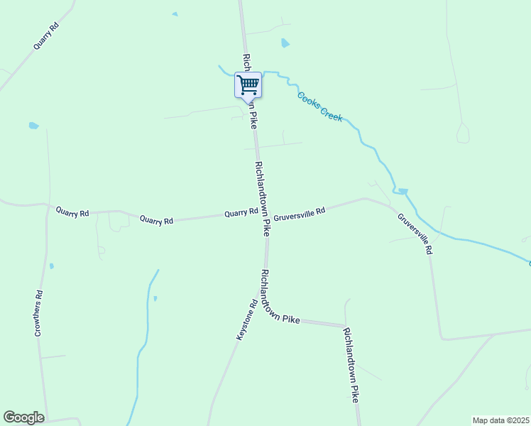 map of restaurants, bars, coffee shops, grocery stores, and more near 1848 Richlandtown Pike in Coopersburg