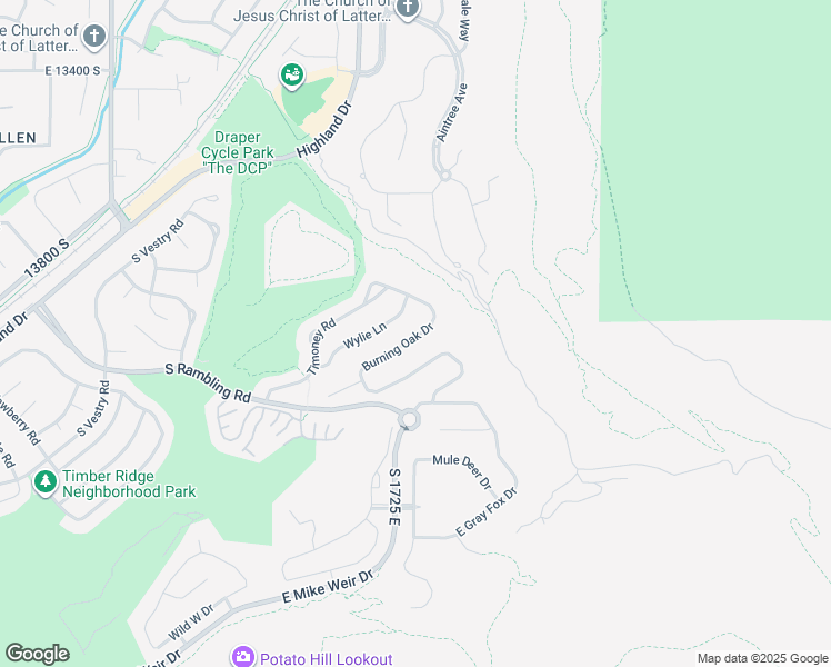 map of restaurants, bars, coffee shops, grocery stores, and more near 1741 Burning Oak Drive in Draper